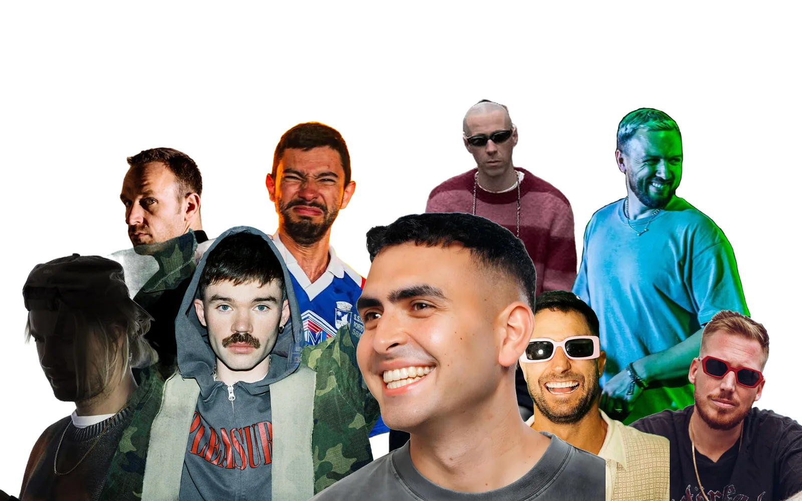 Sammy Virji, Dom Dolla, FISHER, Rampa, HUGEL, Hamdi, Adam Port, MJ Cole and Chris Lake
