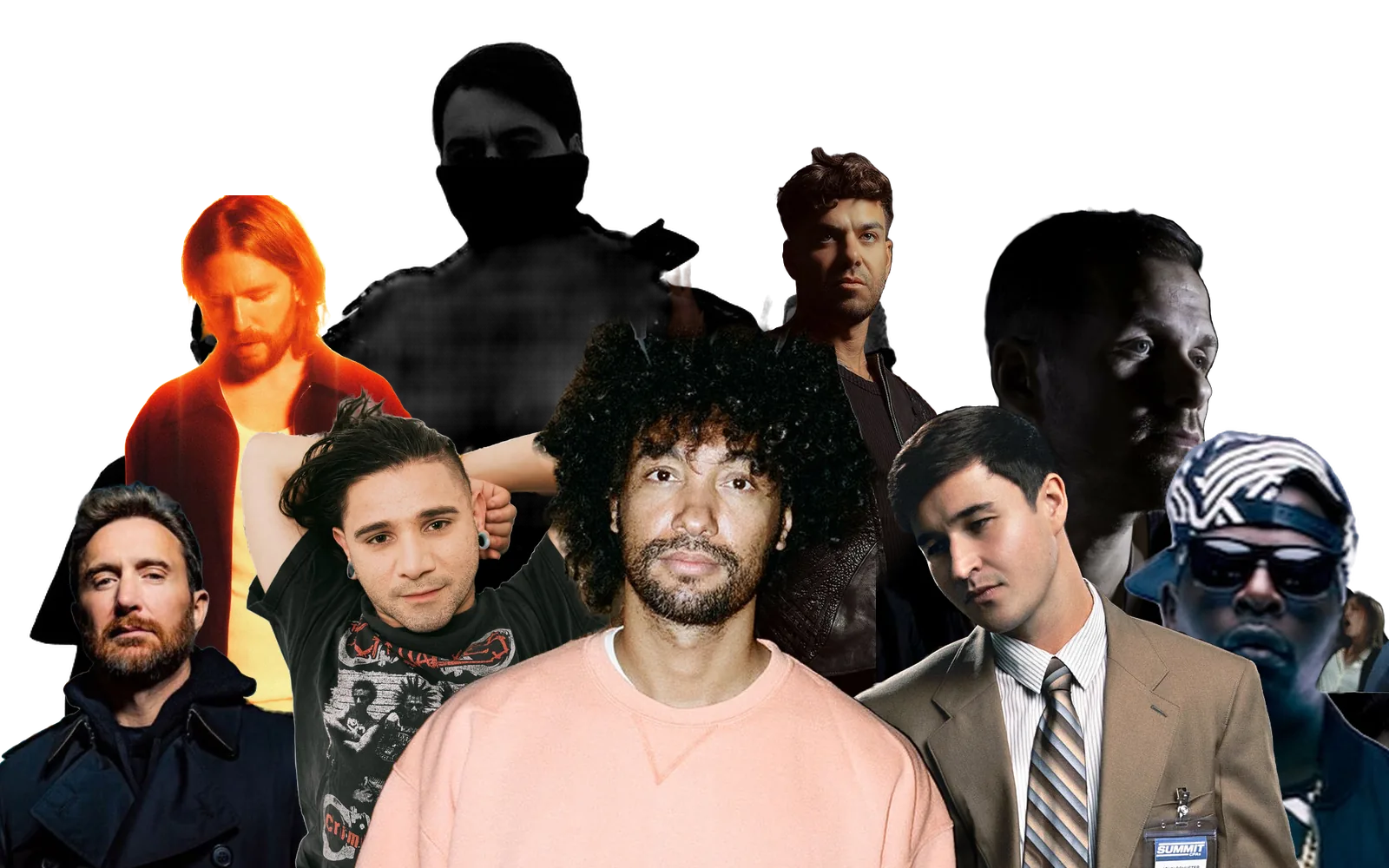 &ME, Skrillex, John Summit, David Guetta, DJ Maphorisa, Swedish House Mafia, Anyma, Sub Focus and Adam Beyer